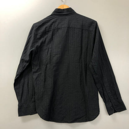 極美品◆アバクロンビー&フィッチ 長袖シャツ コットン ブラック メンズ サイズXS Abercrombie&Fitch 【AFB26】