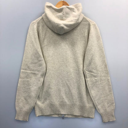 美品◆サンモリッツ ウール カシミヤ混合 ジップアップ パーカー メンズ サイズ 46  ベージュ系 st moritz 【AFB13】