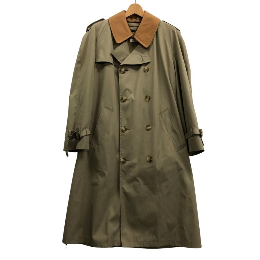 極美品◆ブルックスブラザーズ トレンチコート ライナー付き ベージュ コットン想定 USA製 メンズ38 Brooks Brothers 【AFF19】