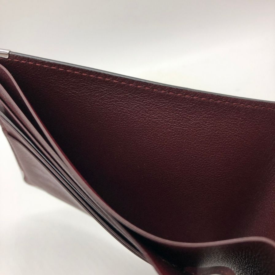 カルティエ 財布 コンパクトウォレット マストライン レザー メンズ ブラック Cartier【AFI5】