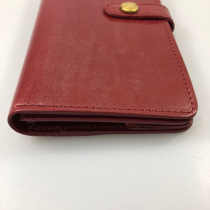 グレンロイヤル 長財布 ラウンドジップ ブライドルレザー レッド GLENROYAL【AFI1】