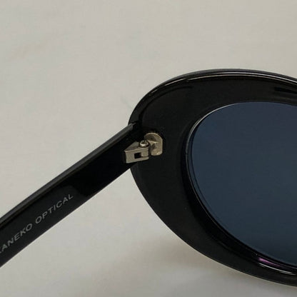 金子眼鏡×ラグスマックレガー オーバルサングラス ブラック RAGS McGREGOR KANEKO OPTICAL【AFI13】