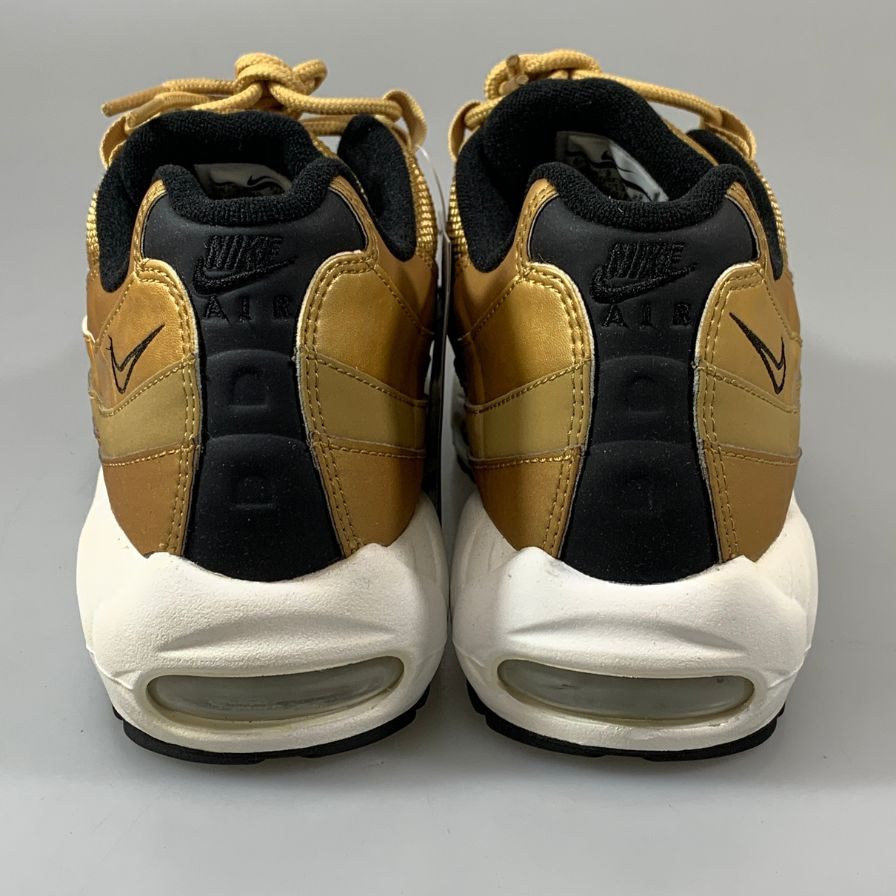 ナイキ ローカットスニーカー エアマックス 95 プレミアム クイックストライク ゴールド メンズ サイズ27.5cm NIKE AIR MAX 95 PREMIUM QS 約27.5cm【AFD15】