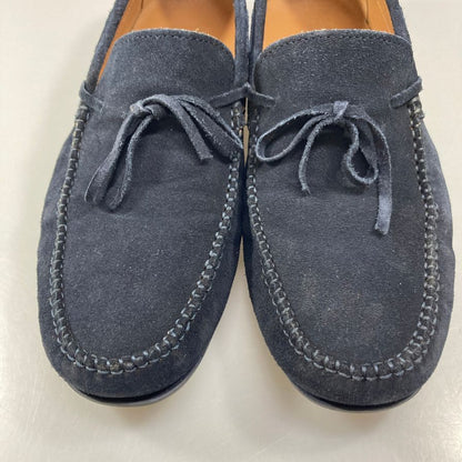 バーニーズニューヨーク ドライビングシューズ スエード モカシン メンズ ネイビー サイズ42 BARNEYS NEWYORK 約27.0cm【AFC32】