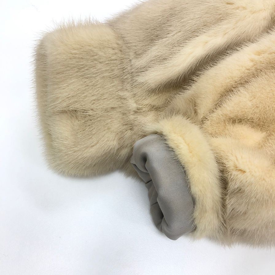 グレース ファー ファッション ハーフコート ミンク想定 ホワイト GRACE FUR FASHION【AFF24】