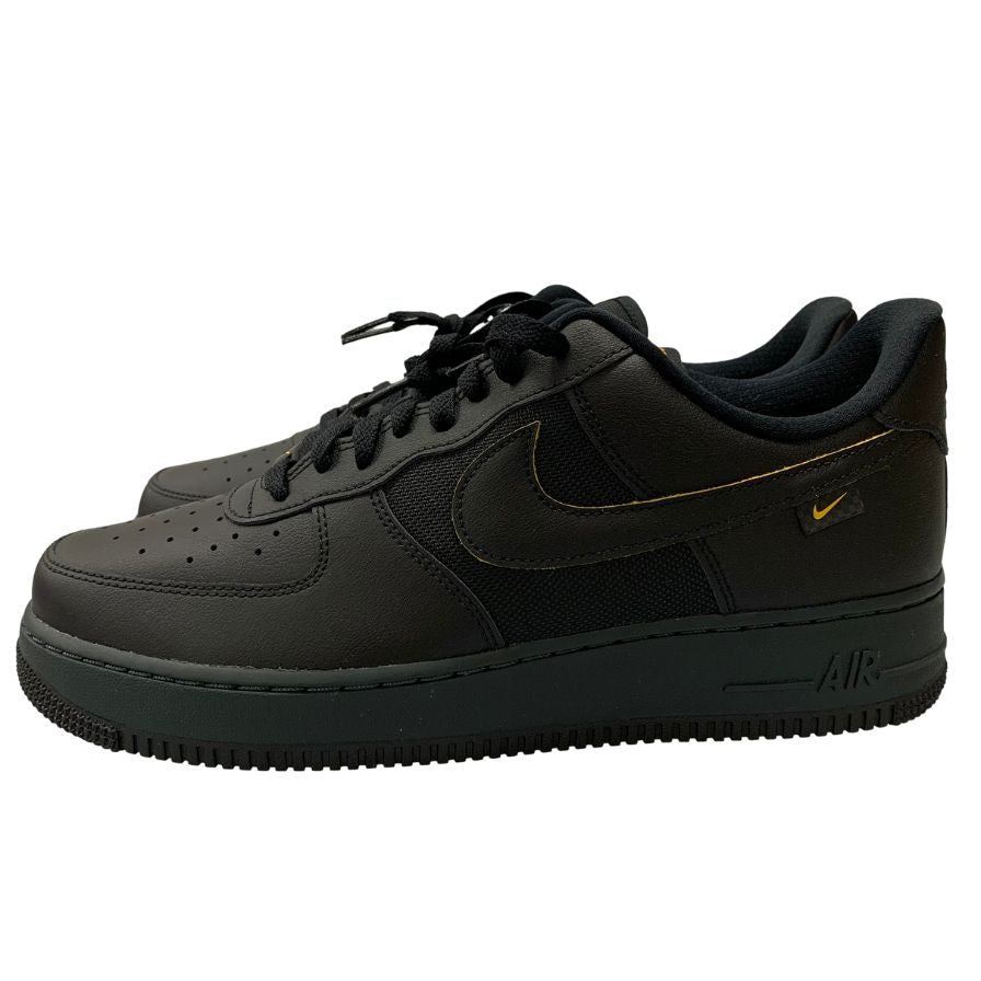 ナイキ スニーカー エアフォース1 07 FZ4716-001 ブラック&ゴールド メンズ サイズ28.5cm NIKE AIR FORCE 1 約28.5cm【AFD14】