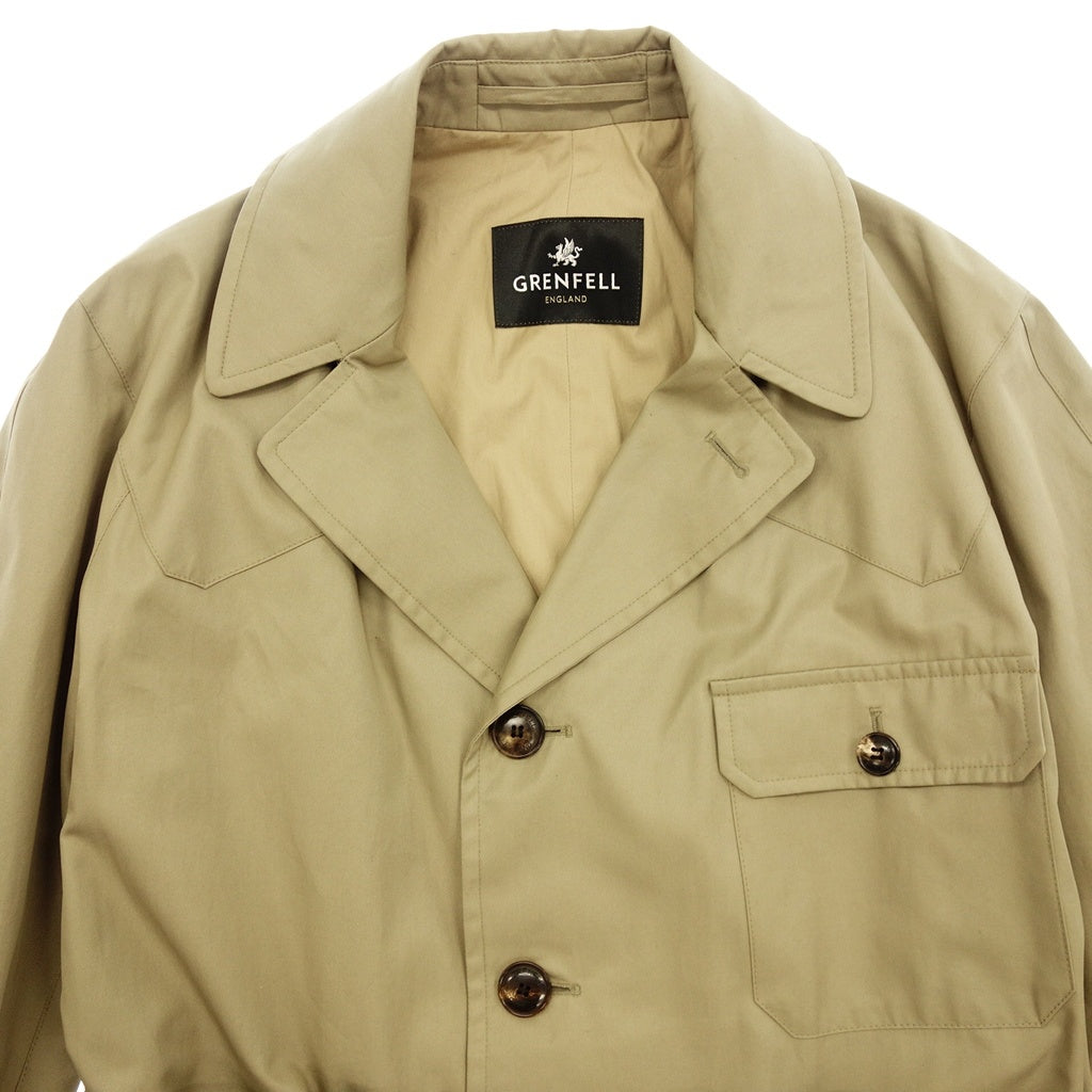 Very good condition ◆Grenfell Hunting Jacket Shooter Grenfell Cross Men's Beige Size 40 GRENFELL shooter [LA] 