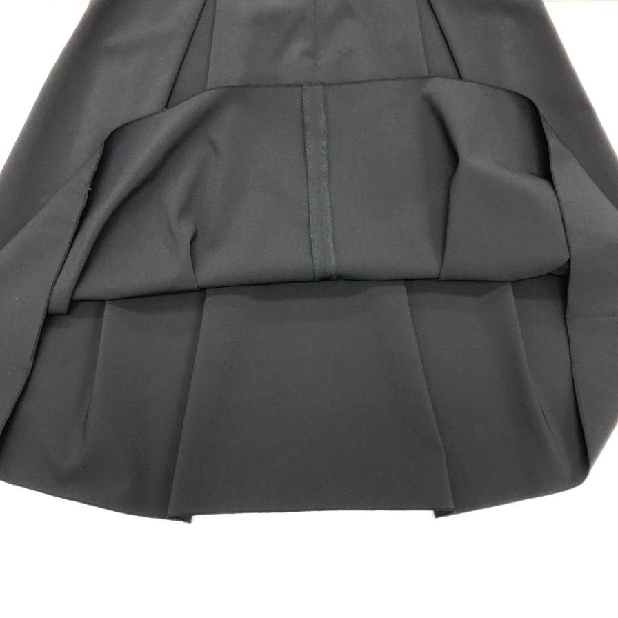 フォクシーニューヨーク スカート フレア 膝丈 18661 ブラック レディース サイズ38 FOXEY NEWYORK【AFB41】