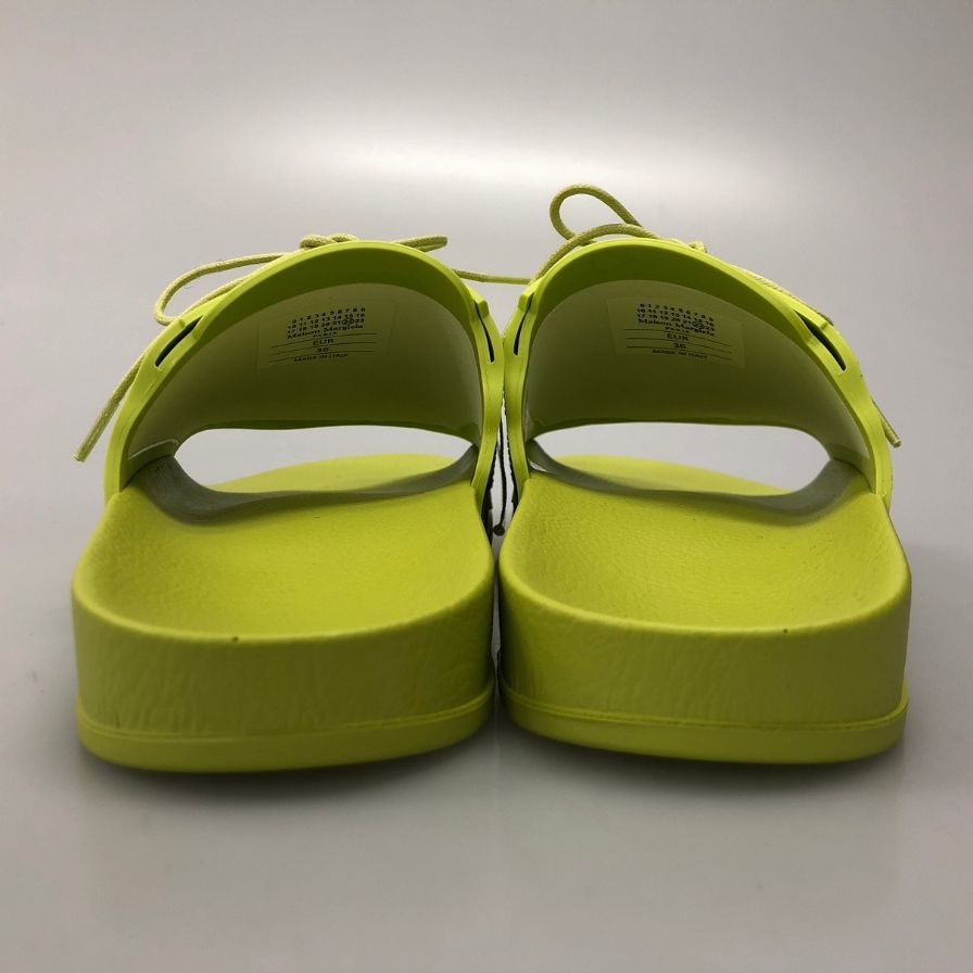 メゾン マルジェラ サンダル S58WX0100 ラバー グリーン系 サイズ36 レディース Maison Margiela 約23.0cm【AFD13】