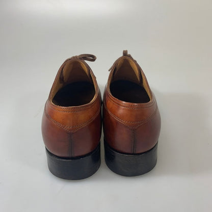 ジョンロブ レザーシューズ プレーントゥ イヤーモデル 2003 サイズUK6.5E ブラウン JOHN LOBB ビジネスシューズ 約24.5cm【LA】【中古】