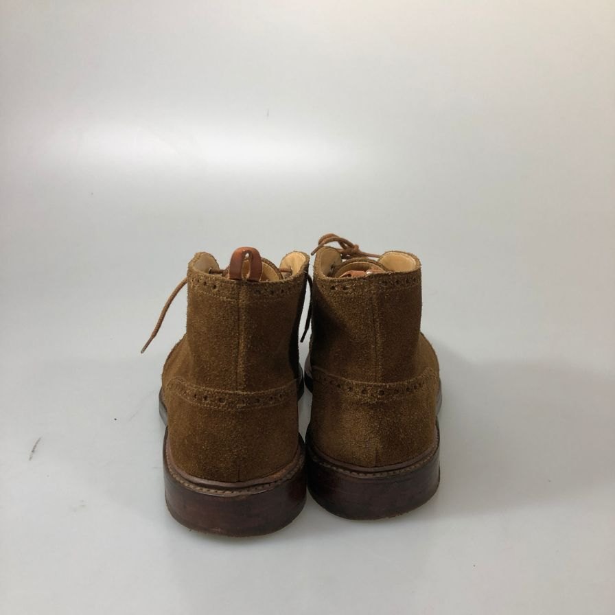 ブラック フリース ブルックス ブラザーズ スエード チャッカブーツ クロケット＆ジョーンズ メンズ サイズUK7.5D BLACK FLEECE 約26.0cm【AFC48】