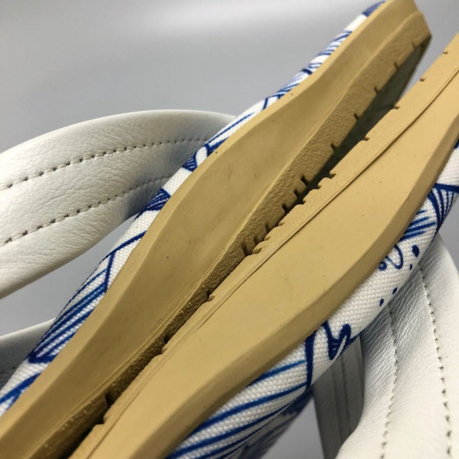 アイランドスリッパ ビーチサンダル 総柄 クラシック デザイン ブルー メンズ サイズ12 ISLAND SLIPPER 約30.0cm【AFC3】