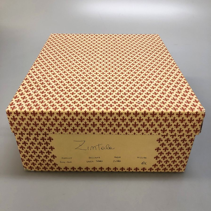 ジンターラ ラインマンブーツ スエード ヴィンテージ加工 ダークブラウン メンズ サイズ6.5 Zintara LINE-MAN 約24.5cm【AFD13】