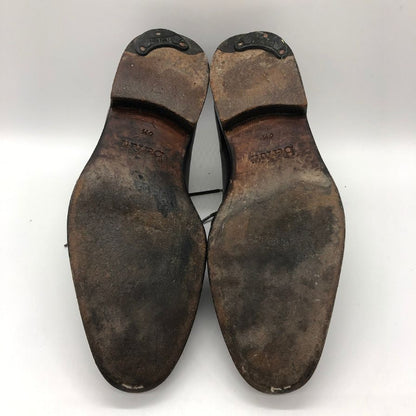 ベルルッティ ホールカット レザー メダリオン パティーヌ メンズ ブラウン サイズUK6.5 Berluti 約25.5cm【PTM4】