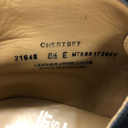 クロケット&ジョーンズ  チャッカブーツ CHERTSEY スエード サイズ8.5 メンズ ブラック CROCKETT&JONES ブーツ 約27.0cm【LA】【中古】