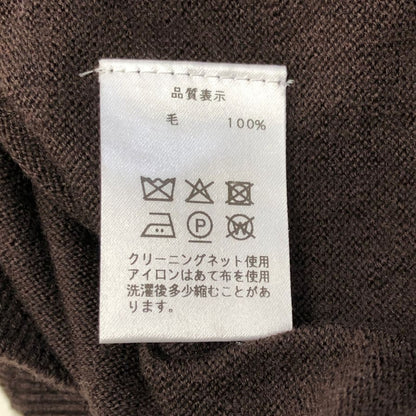 美品◆リナシェンテ ニット モックネック 長袖 ブラウン系 メンズ サイズ52 Rinascente 【AFB26】
