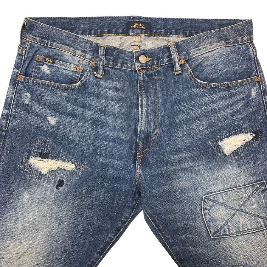 ポロ ラルフローレン パッチデニム 710738731001 メンズ W36L32 インディゴ POLO RALPH LAUREN 【AFB36】