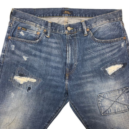 ポロ ラルフローレン パッチデニム 710738731001 メンズ W36L32 インディゴ POLO RALPH LAUREN 【AFB36】