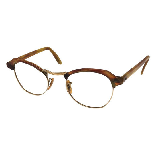 レイバン メガネ 1/10 12K GF 金 メンズ 茶色系  Ray-Ban B&L【AFI19】