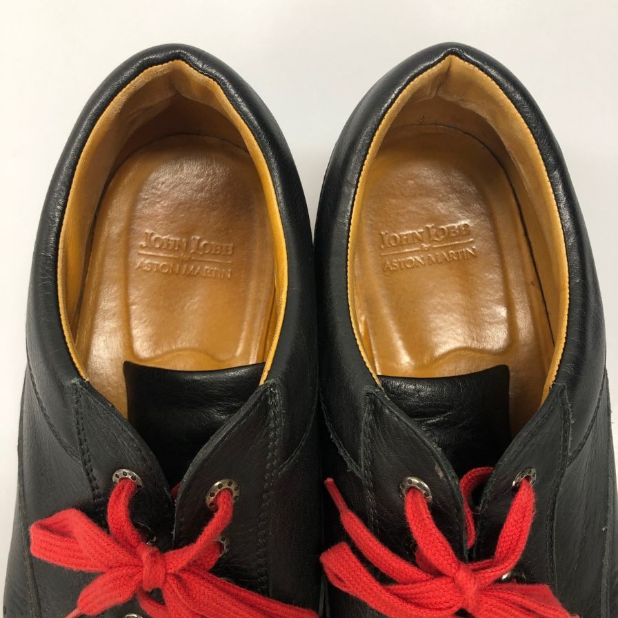 ジョンロブ レヴァー ローカット スニーカー  0315 メンズ サイズ9 ブラック JOHN LOBB 約27.5cm【AFC35】