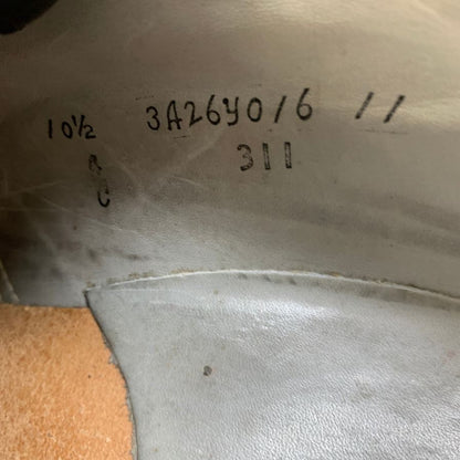 オールデン レザーシューズ 311 プレーントゥ シボレザー ブラック メンズ US10.5 CDIラスト Alden 約28.5cm【AFC47】