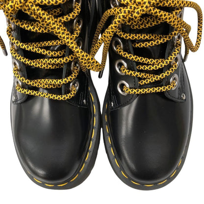 ドクターマーチン ブーツ ジャドン ミックス ブラック 8ホール サイズUK4 DR MARTENS Jadon MAX BLACK 約23.0cm【AFD5】