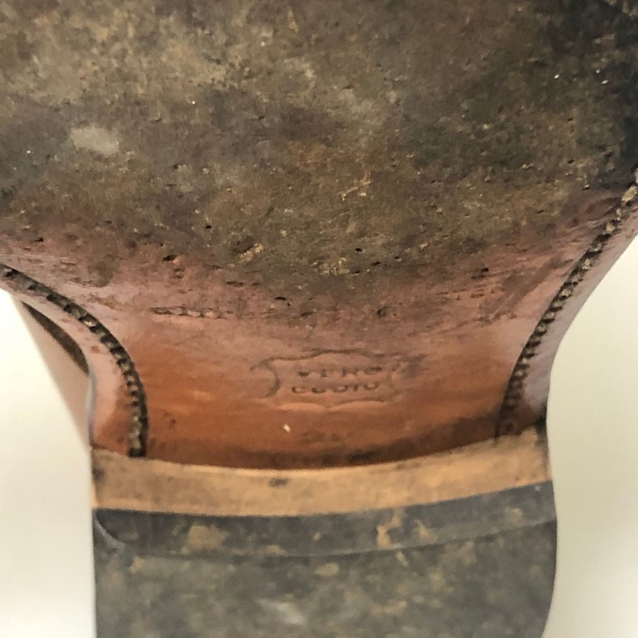 アルフレッドバニスター プレーントゥ ブラウン メンズ サイズ39  alfredoBANNISTER 約25.0cm【AFD8】
