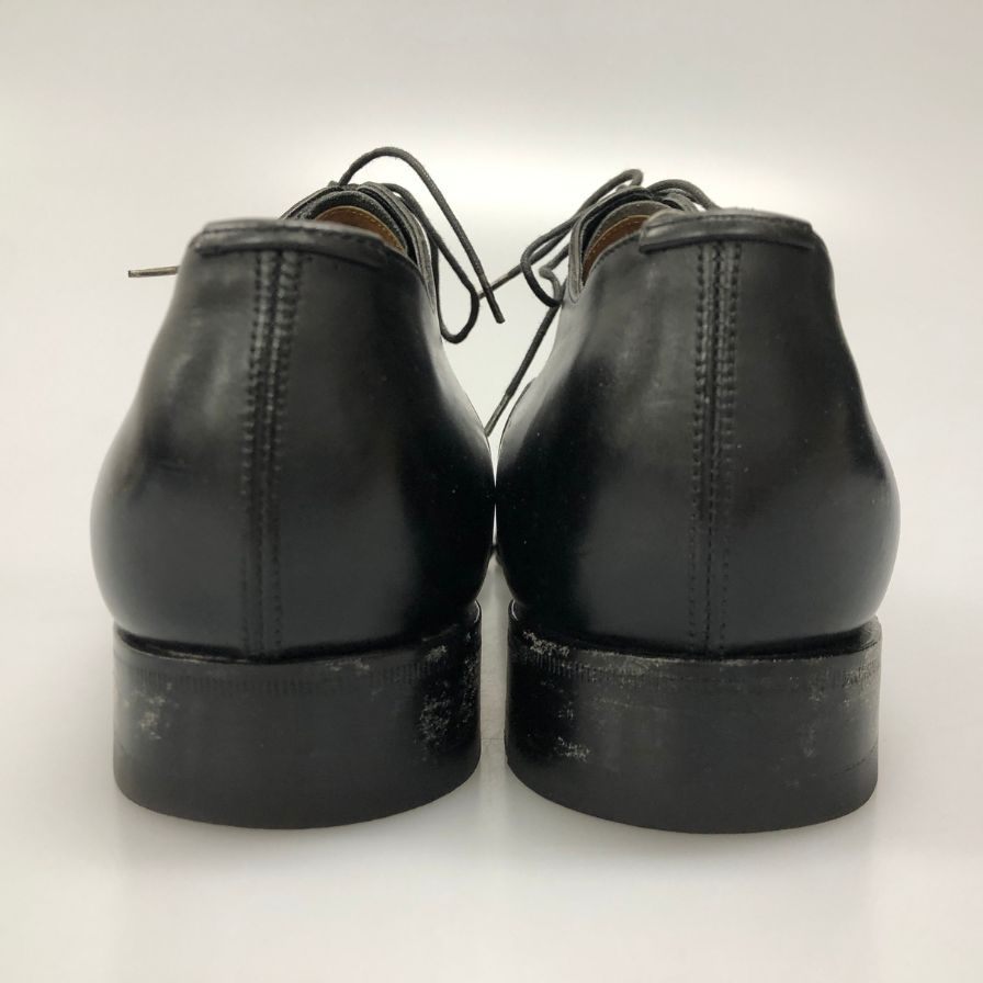 サントーニ レザーシューズ ストレートチップ 内羽根 メンズ サイズ7.5 ブラック Santoni 約25.5cm【AFC33】
