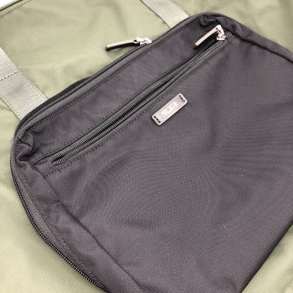 トゥミ バッグ ポケッタブル ナイロン 折り畳み ボストン バッグ カーキ ブラック TUMI【AFE5】