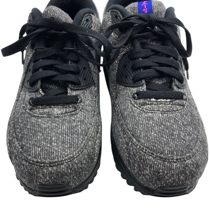ナイキ ループウィラー スニーカー エアマックス 90 ニット ローカット 19年製 CQ7854-001 グレー メンズ サイズ25.5cm  NIKE × LOOPWHEELER 約25.5cm【AFD9】