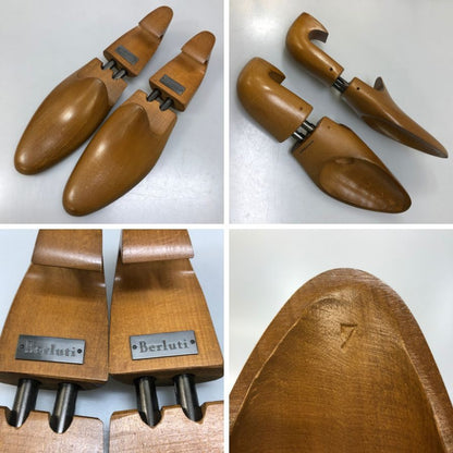 ベルルッティ レザーシューズ フルオパンケ製法 パティーヌ オルガ期 カーフ ブラウン サイズUK7 Berluti ビジネスシューズ 約25.0cm【LA】【中古】