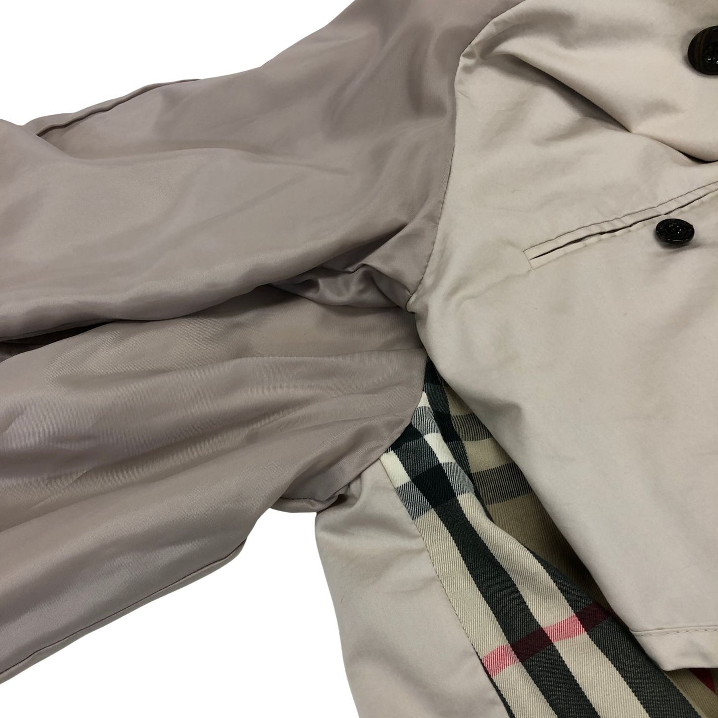 極美品◆バーバリー トレンチコート コットン ナイロン アイボリー サイズEUR52 BURBERRY 【AFA16】