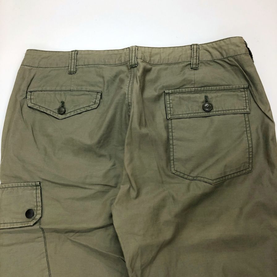 サージュデクレ カーゴパンツ 裾リプ ジョガータイプ メンズ サイズL カーキ SAGE DE CRE 【AFB35】
