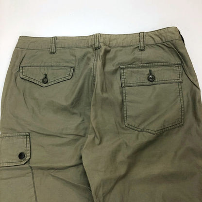 サージュデクレ カーゴパンツ 裾リプ ジョガータイプ メンズ サイズL カーキ SAGE DE CRE 【AFB35】