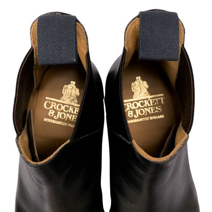 クロケット&ジョーンズ サイドゴアブーツ チェルシー8 シティソール メンズ サイズ6E ブラック 341ラスト CROCKETT&JONES CHELSEA 約24.5cm【AFD15】