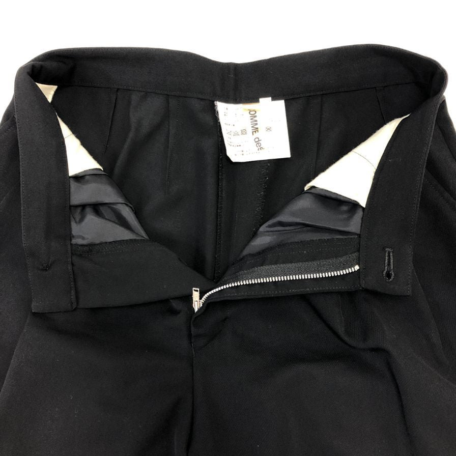 コムデギャルソン レディース クロップドパンツ GB-P004 AD2018 日本製 サイズXS ブラック COMME des GARCONS 【AFB46】