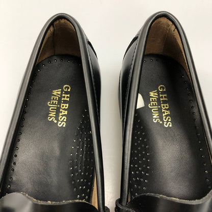 ジーエイチバス リンカーンモックビットローファー サイズ7 メンズ ブラック G.H.Bass&Co. WEEJUNS LINCOLN MOC BIT LOAFER ローファー 約25.5cm【LA】【中古】