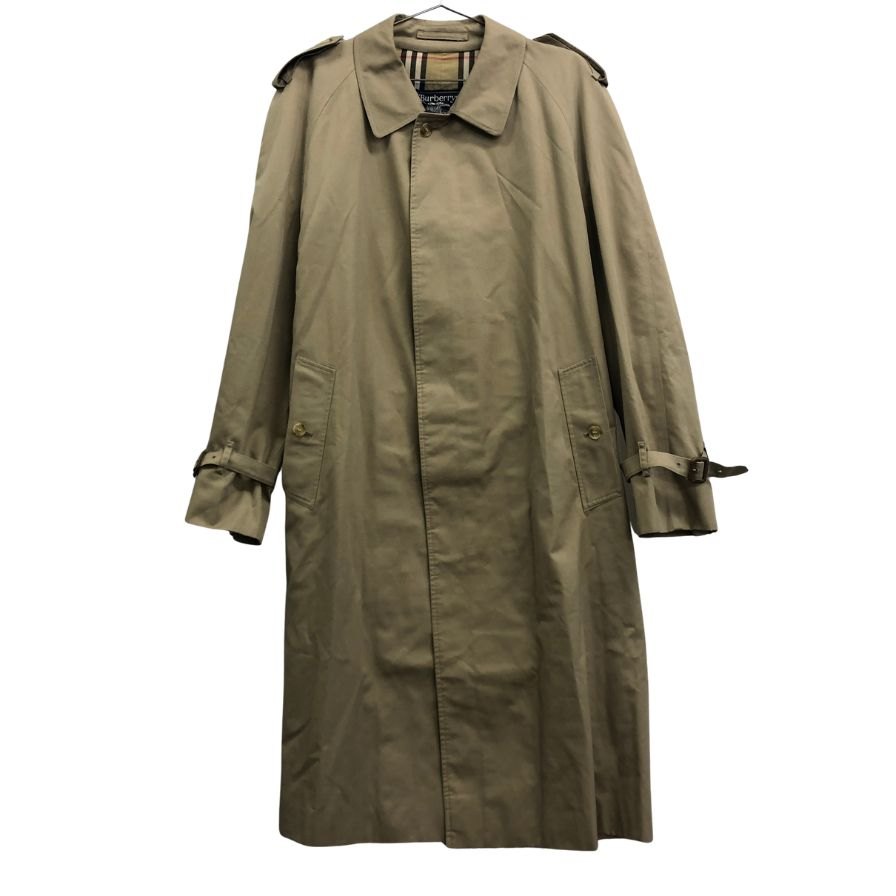 美品◆バーバリー トレンチコート コットン ポリエステル ベージュ  サイズEUR44REG メンズ BURBERRY 【AFA15】