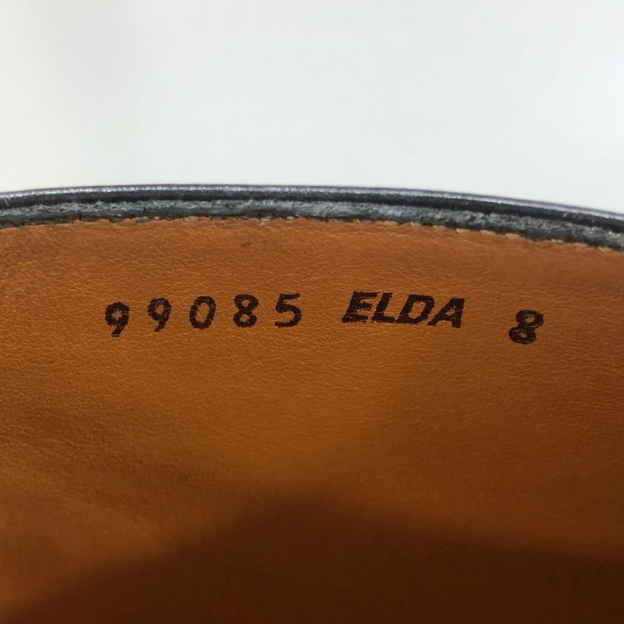 ジャランスリウァヤ チャッカブーツ 99085  カーフ ブラック サイズ8 メンズ Jalan Sriwijaya 約26.5cm【AFD2】