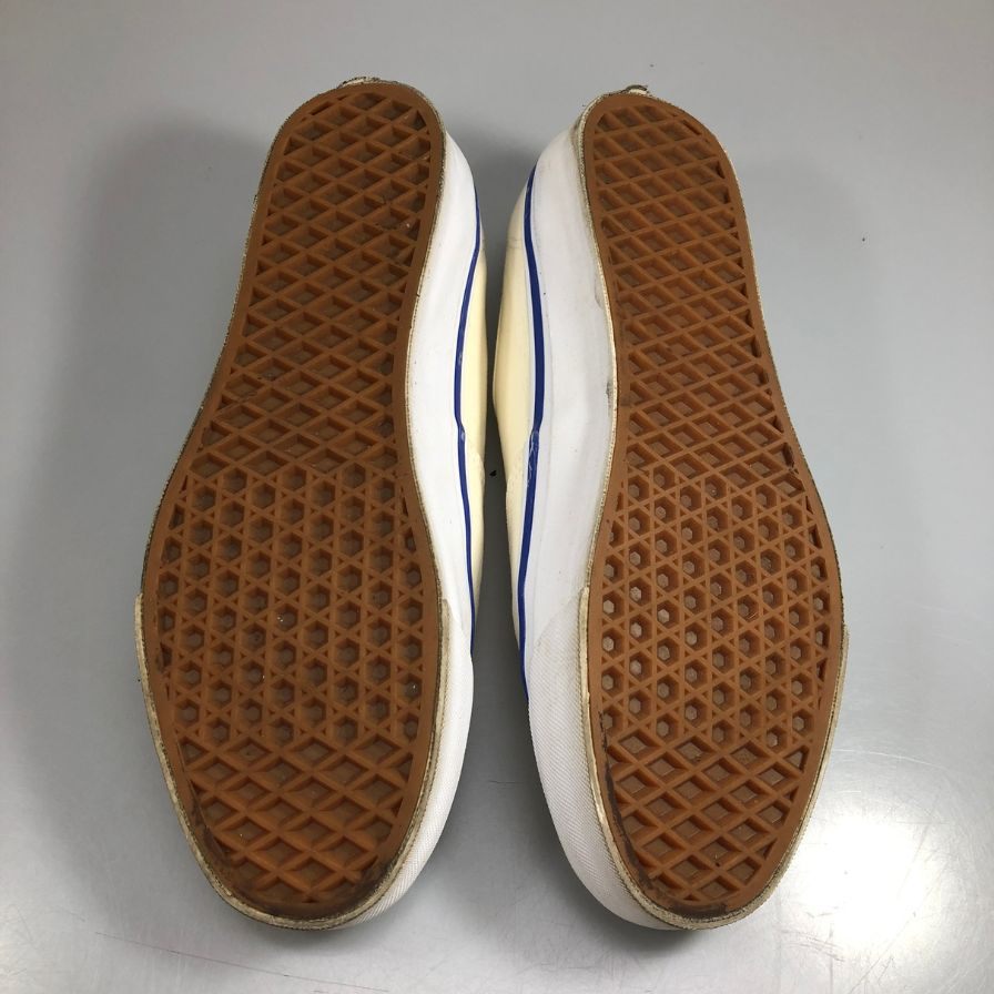 バンズ スニーカー エラ キャンバス メンズ ホワイト サイズ27.0cm VANS 約27.0cm【AFC32】