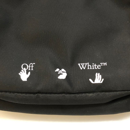 オフホワイト ショルダーバッグ  ナイロン ファスナー メンズ ブラック×イエロー  Off White【AFE6】