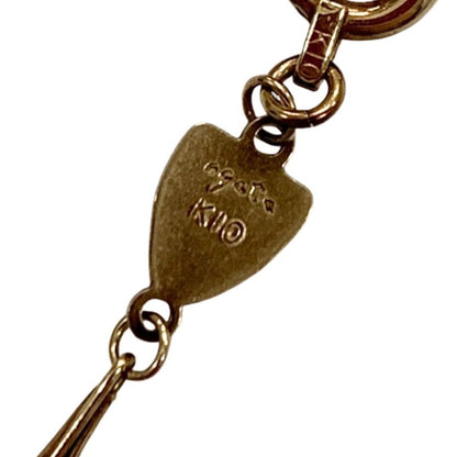 アガット チェーンネックレス 10k 総重量1.69g agate【AFI19】