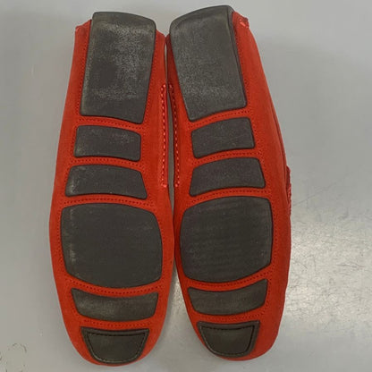 バリー ドライビングシューズ スエード WABLER 462 メンズ レッド サイズEU6.5 BALLY 約25.0cm【AFC5】