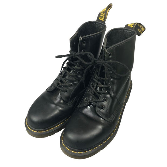 ドクターマーチン レースアップブーツ 8ホール 10072 レザー ブラック UK7 メンズ Dr.Martens 約26.0cm【YB3】