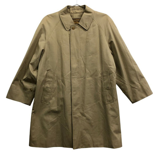 中古◆バーバリー バルカラーコート 旧タグ イングランド製 ベージュ メンズ 表記サイズ160 Burberry 【AFA18】