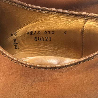 オールデン 54421 Vチップ メンズ サイズ 6ハーフ ブラウン Alden 約24.5cm【AFD7】