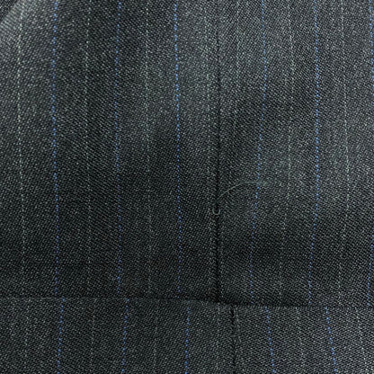 リングヂャケット×カノニコ スーツ セットアップ ストライプ サイズ48 ブラック系 メンズ RING JACKET VITALE BARBERIS CANONICO【AFA24】