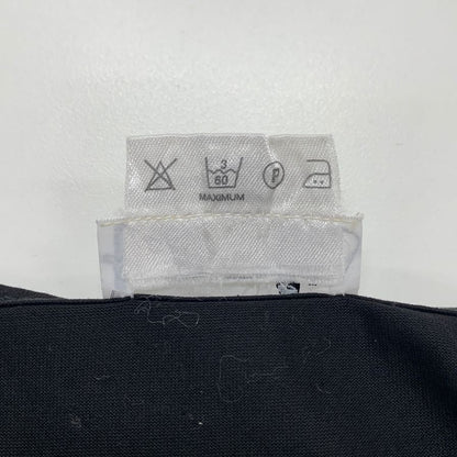 極美品◆エルメス 半袖Tシャツ ブラック ロゴ刺繍 レディース サイズL HERMES 【AFB9】