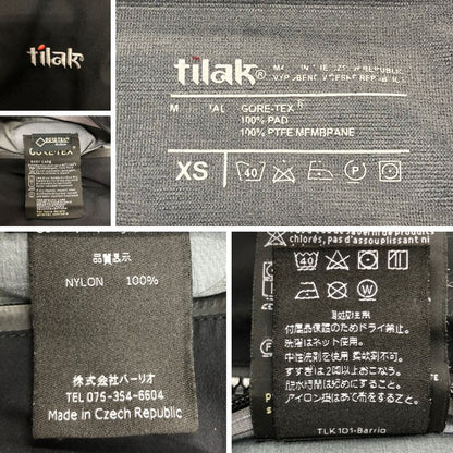 中古◆ティラック アタックジャケット ゴアテックス チェコ製 メンズ サイズXS ブラック tilak GORE-TEX 【AFB24】