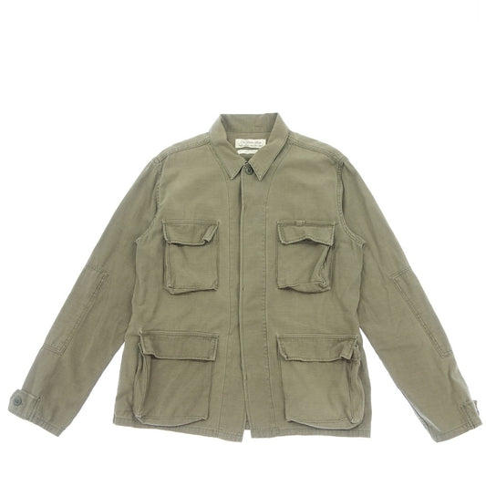 Good condition ◆Remi Relief Cotton Jacket Men's Size L Khaki REMI REIEF [AFB19] 